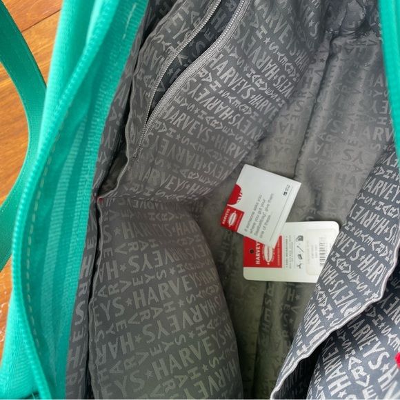 Harveys Aqua Woven Tote Bag - Picture 3 of 7